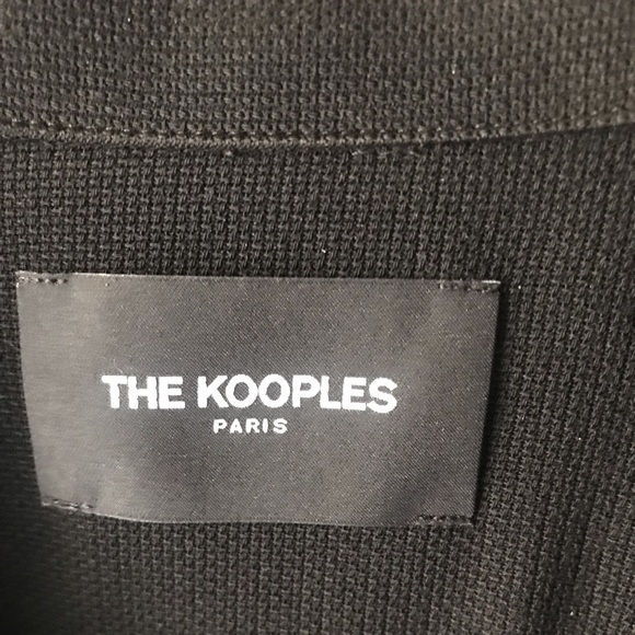 The Kooples Men’s Black Bowling Shirt - Picture 6 of 7